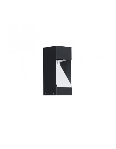 FAROLA ALUMINIO 2320 DICRO GU10 NEGRO 30CM