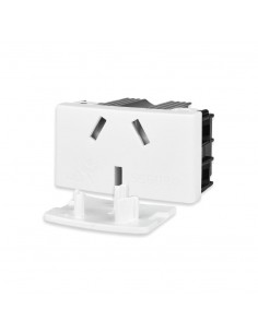 MODULO KALOP BLANCO TOMA 3 PATAS C/ SEGURIDAD