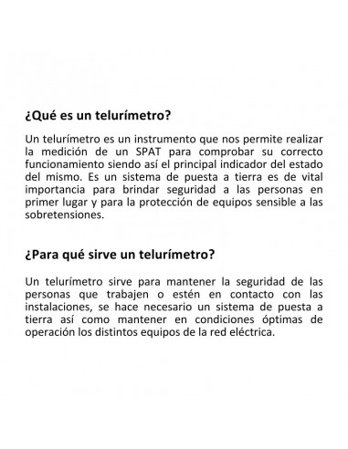 TELURIMETRO MEDIDOR DIGITAL PUESTA TIERRA...