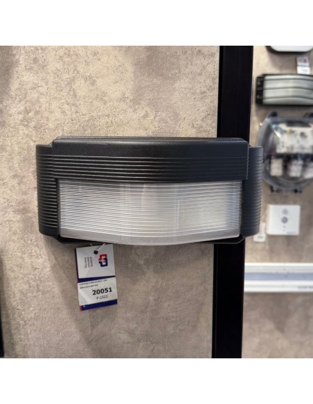 TORTUGA FARFON RECTA VISERA PVC NEGRA E27