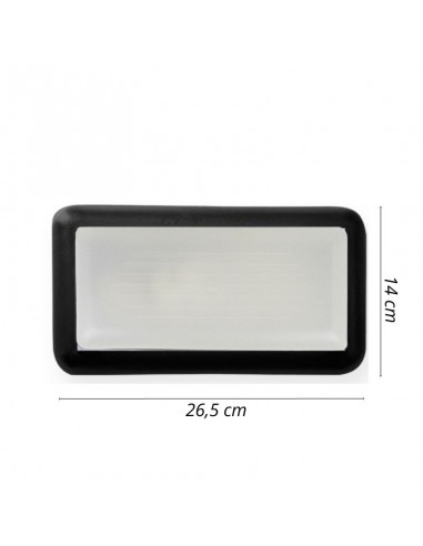 TORTUGA POLIPROPILENO LISA NEGRO E27