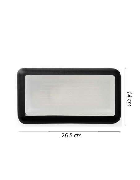 TORTUGA POLIPROPILENO LISA NEGRO E27