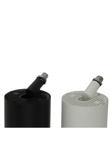 CABEZAL DICRO LUKKA 2900 GU10 DICRO NEGRO ALUMINIO LUCCIOLA