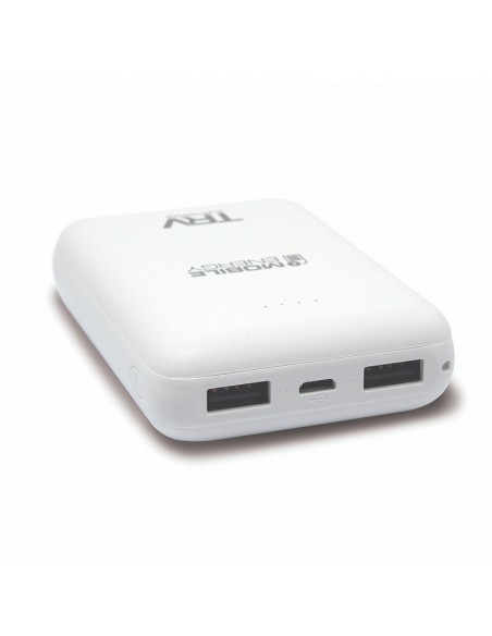 CARGADOR PORTATIL  5000MAH 2USB(1/2,1AH) 1USC C