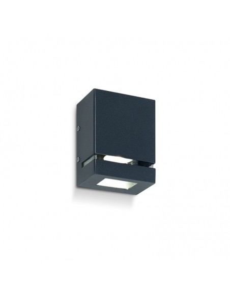 APLIQUE UNIDIRECCIONAL 2093 1 LUZ GU10 NEGRO ALUMINIO FW