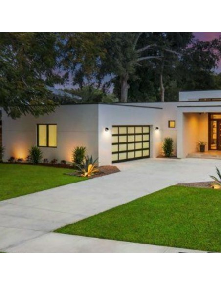 APLIQUE UNIDIRECCIONAL 2093 1 LUZ GU10 NEGRO ALUMINIO FW