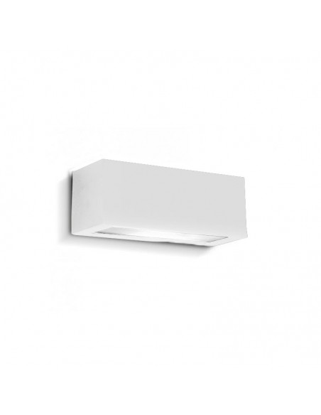 APLIQUE BIDIRECCIONAL RECTO 1102 1 LUZ E27 BLANCO ALUMINIO