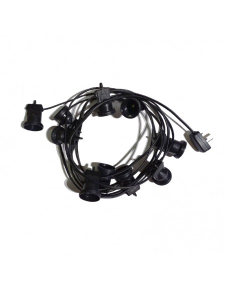 GUIRNALDA VINTAGE VAINA CHATA 10XE27 5MTS