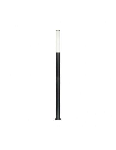 FAROLA ALUMINIO 2500 2 TUBO LED 60CM - 250CM NEGRO