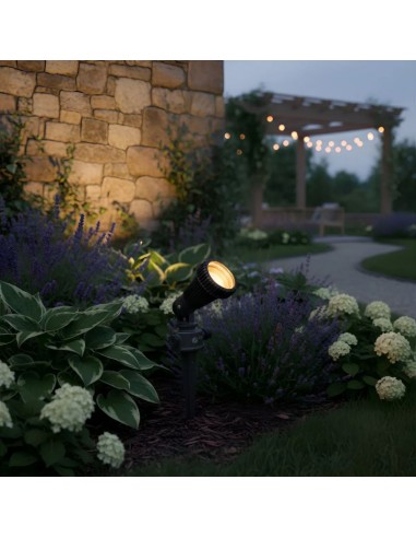 SPOT JABALINA PVC DICRO IP44 NEGRO