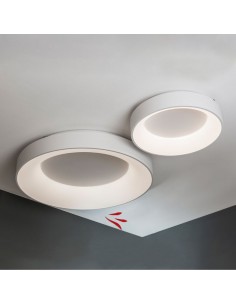 PLAFON LED BAGEL 80W DIMMER 3000K 78CM BLANCO 2