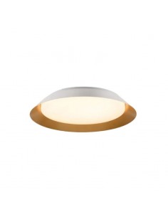 PLAFON LED BITZ 36W DIMIMER 58CM BLANCO ORO .