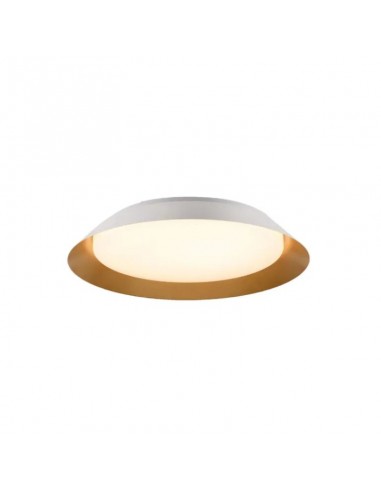 PLAFON LED BITZ 36W DIMIMER 58CM BLANCO ORO .