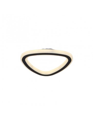 PLAFON LED FRISBEE 15W 210X210X40MM NEGRO