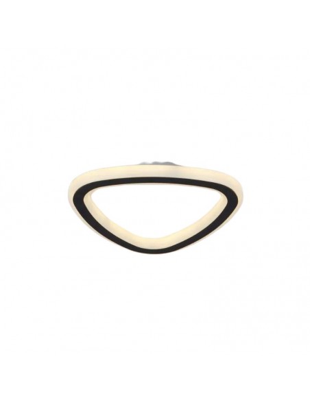 PLAFON LED FRISBEE 15W 210X210X40MM NEGRO