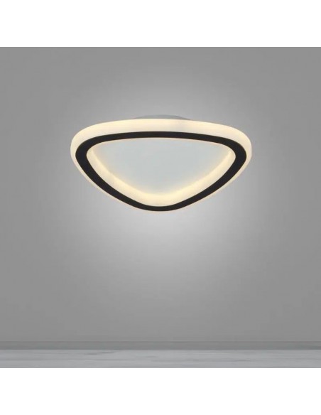 PLAFON LED FRISBEE 15W 210X210X40MM NEGRO