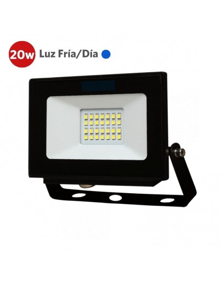 PROYECTOR LED 20W LUZ FRIA 220V APTO EXTERIOR IP65