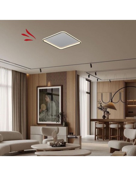 PLAFON LED FRANKA CUADRADO 90W 50CM 3000K 4000K 6500K