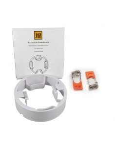 PLAFON APLICAR O SEMI EMBUTIR CUADRADO 10W 8CM LUZ FRIA 2