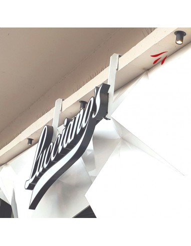 PLAFON DICRO PUNTO TUBA NEGRO ALUMINIO