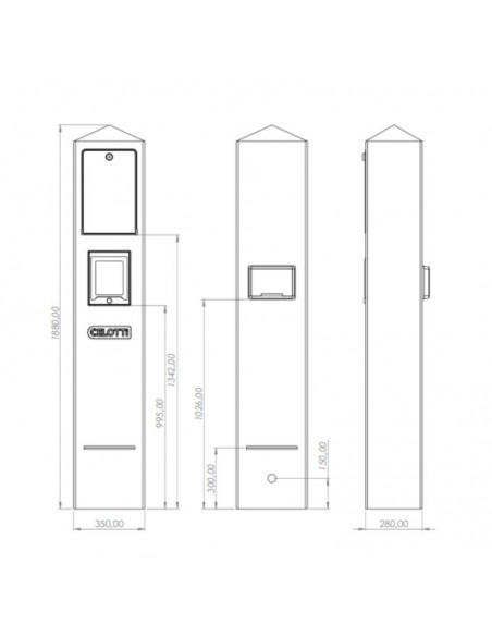 PILAR PREMOLDEADO TRIFAS SUBTE C/BASE NH