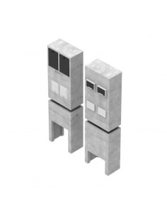 PILAR PREMOLDEADO TRIFAS ATUCHA-II C/ CAJA MED Y TMG