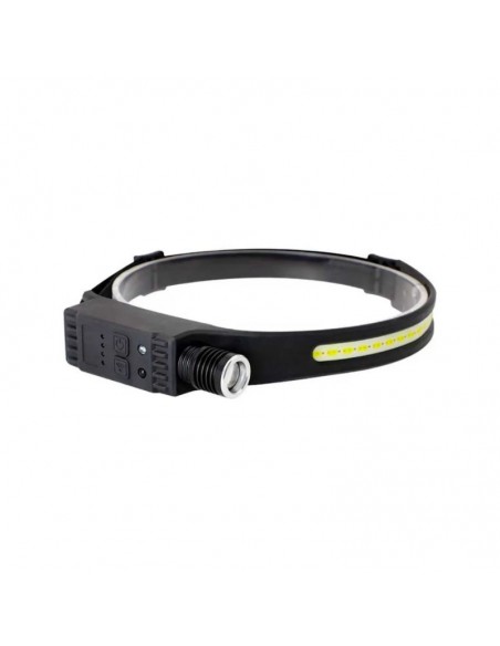 LINTERNA LED VINCHA FRONT + LATERAL C/SENS JA