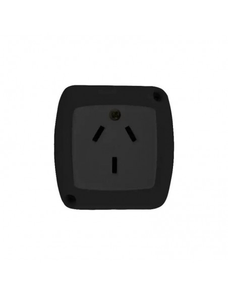 LLAVE EXTERIOR TEKNA NEGRO 1 TOMA 20 AMP - KALOP