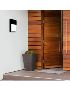 APLIQUE PARED SULLIVAN LED 10W 12X25CM LUZ FRIA 6000K NEGRO 2