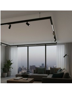 RIEL MAGNETICO LUCC CABEZAL BL 10W 100MM D45 24º