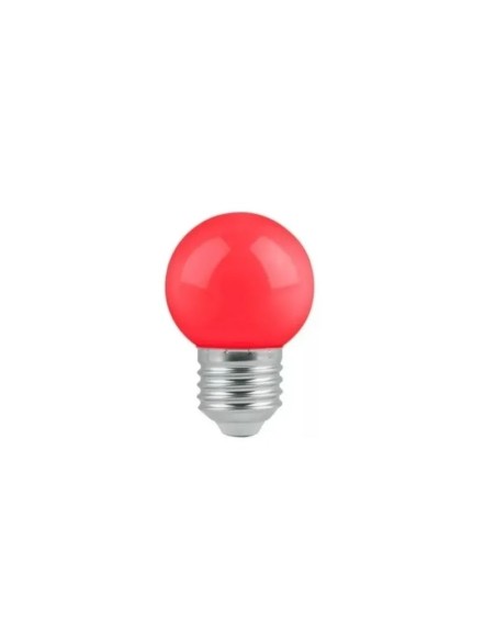 LAMPARA LED GOTA ROJO 2 - 3 WATS E27