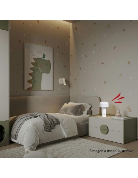 VELADOR PORTATIL USB 3 TONO DIMMER BLANCO