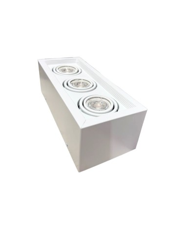 PLAFON CARDANICO DICRO 3 LUCES BLANCO
