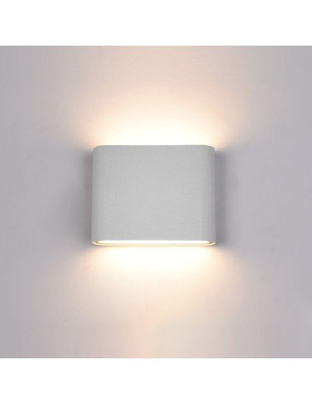APLIQUE BIDIRECCIONAL MYST I LED 2X3W BLANCO 3000K ALUMINIO