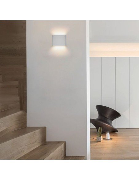 APLIQUE BIDIRECCIONAL MYST I LED 2X3W BLANCO 3000K ALUMINIO