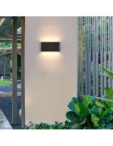 APLIQUE BIDIRECCIONAL MYST II LED 2X6W NEGRO...