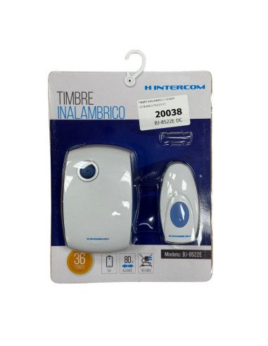 TIMBRE INALAMBRICO GENERICO BLANCO