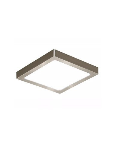PLAFON LED CUADRADO PLATIL 18W LUZ FRIA 22CM