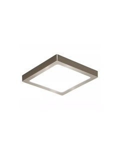 PLAFON LED CUADRADO PLATIL   6W LUZ CALIDA 12CM