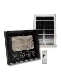 REFLECTOR LED SOLAR  50W LUZ FRIA IP65