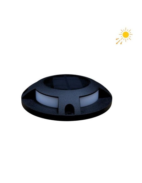 APLIQUE PISO SOLAR LED 1W 4000K IP67 NG ALUMINIO