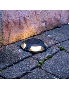 APLIQUE PISO SOLAR LED 1W 4000K IP67 NG ALUMINIO 2