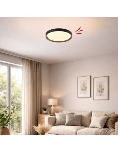 PLAFON LED ALEC 23W 3000K 40CM BLANCO CANDIL