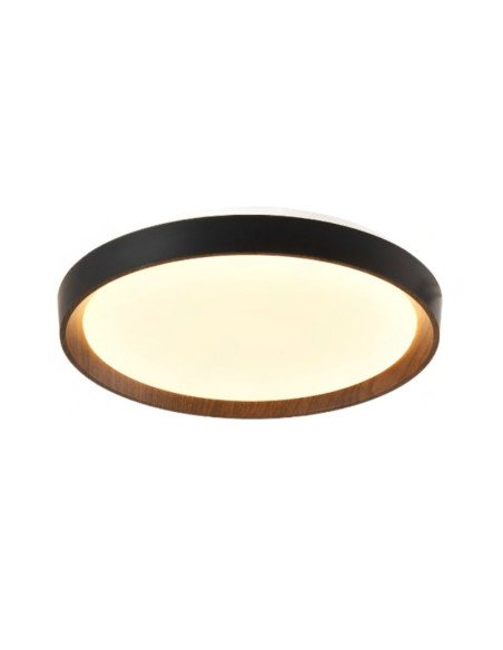 PLAFON LED ALEC 35W 3000K 50CM NEGRO CANDIL