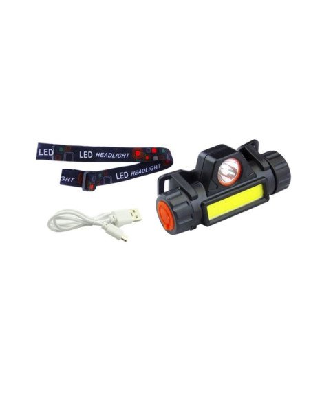 LINTERNA LED VINCHA HP RECARG. USB