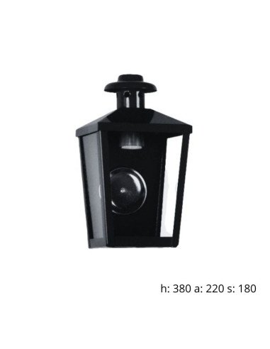 FAROL P/PARED 4C Hº. E27 NG 380X220