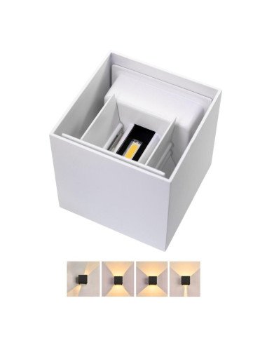 APLIQUE BID VK SYMUD PRO 2X3W 3000K BL HAZ REG...