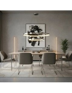 COLGANTE LUNARIS 45/60CM 64W PL CAL/NEU/FRI SMART DIMMER 2