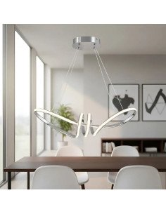 COLGANTE DECO CCT 55W CROMO LUZ CAL/NEU/FRIA 2