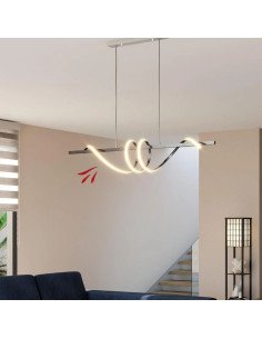 COLGANTE DECO CCT 56W CROMO LUZ CAL/NEU/FRIA 2